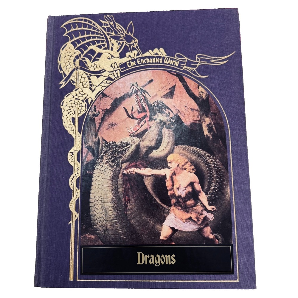 Vintage Dragons Time Life Books The Enchanted World Hardcover 1984 Fantasy Myth